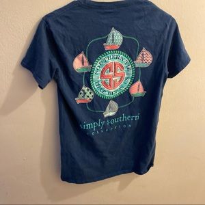 Simply Southern boats tee